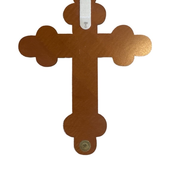 Gold Religious Wall Cross Decor - Picture 2 of 3